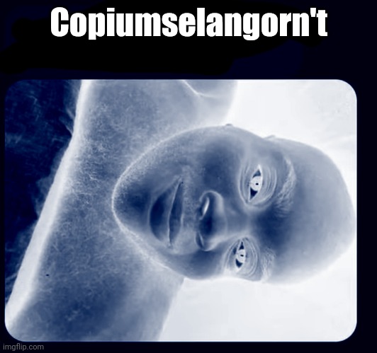 Edp message | Copiumselangorn't | image tagged in edp message | made w/ Imgflip meme maker