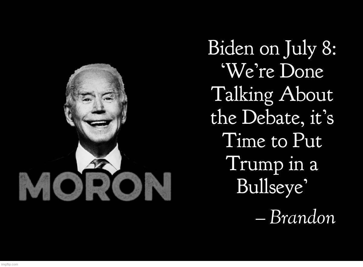 Brandon must have a death wish. He called for Trump's Assassination on July 8th. | image tagged in let's go brandon,lets go brandon,death wish,contemplating suicide guy,moron,fuck joe biden | made w/ Imgflip meme maker