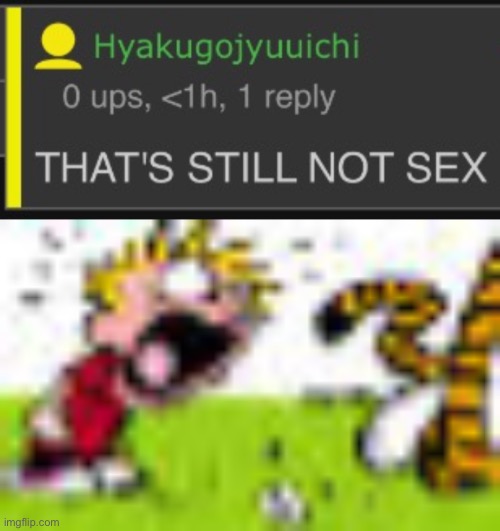 image tagged in calvin and hobbes you can't do that | made w/ Imgflip meme maker
