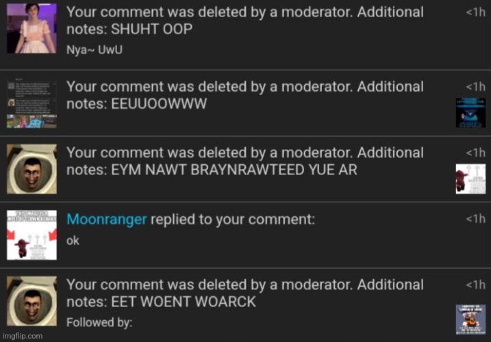 Grimcringe is a horrible moderator | image tagged in moderators | made w/ Imgflip meme maker