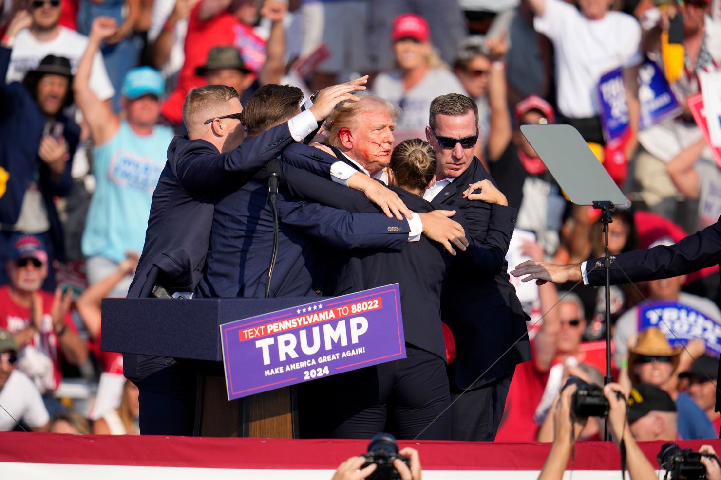 Trump shot Blank Meme Template