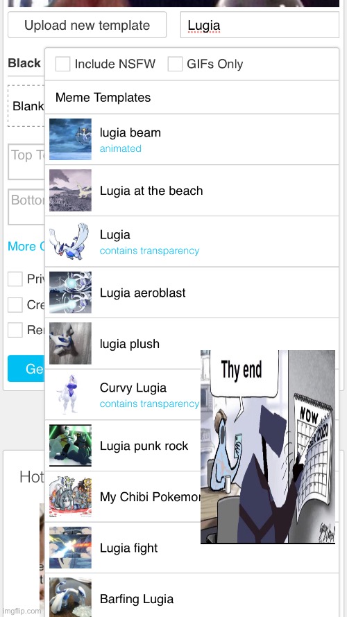 Man not even Lugia is safe | made w/ Imgflip meme maker