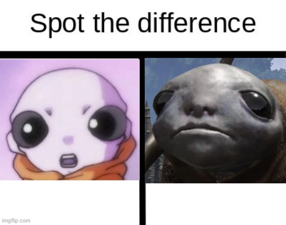 Spot the difference | image tagged in spot the difference | made w/ Imgflip meme maker