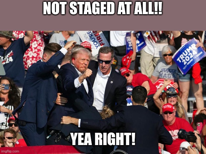 CONald coning America again | NOT STAGED AT ALL!! YEA RIGHT! | image tagged in donald trump,trump,maga,conservative,republican,nevertrump | made w/ Imgflip meme maker