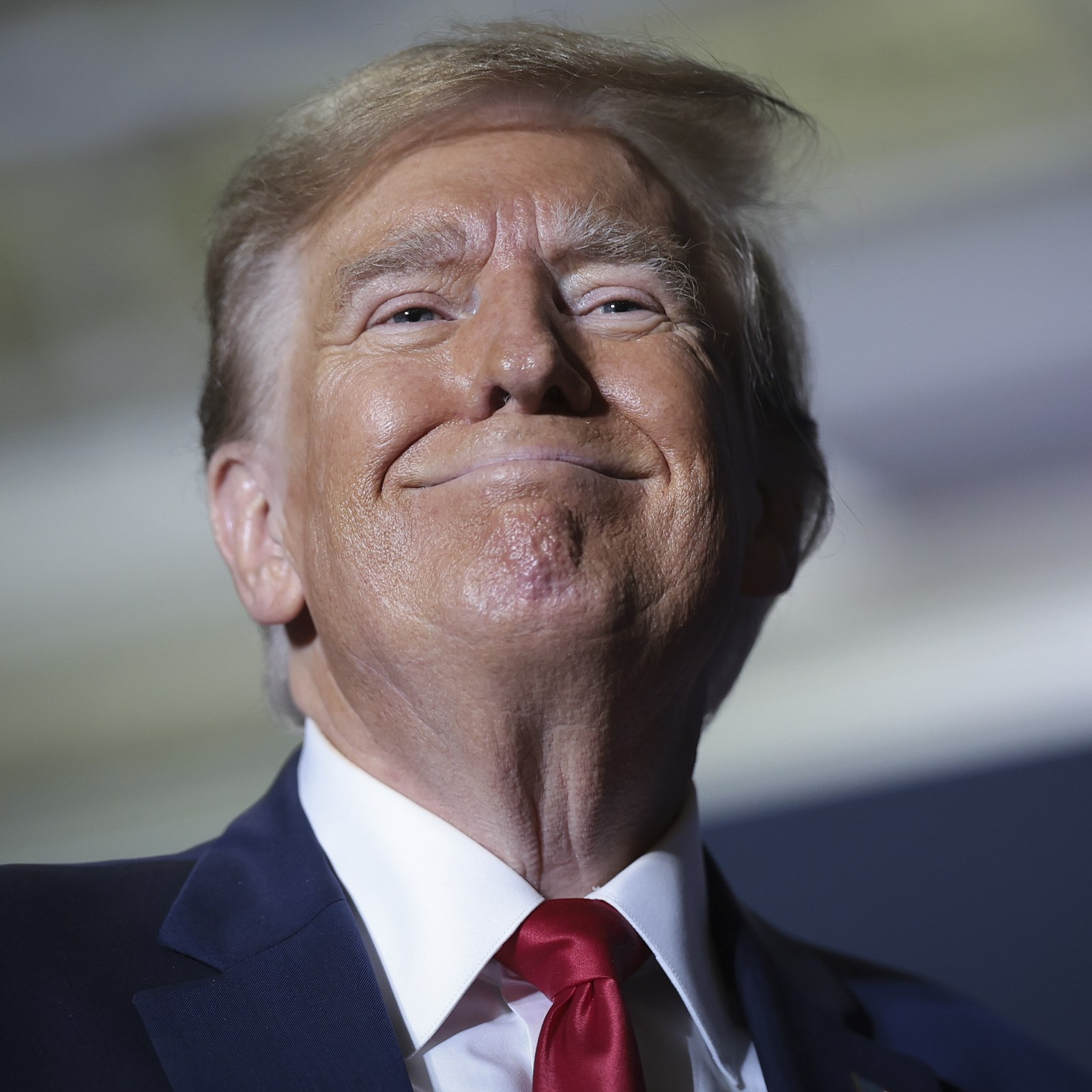 smug trump Blank Meme Template
