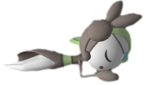 Meloetta Sleeping/Knocked Out 2 Blank Meme Template