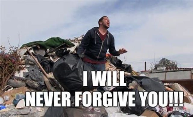 I will never forgive you! | image tagged in i will never forgive you | made w/ Imgflip meme maker