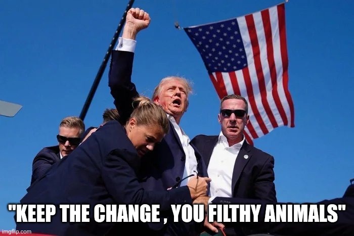 "KEEP THE CHANGE , YOU FILTHY ANIMALS" | made w/ Imgflip meme maker