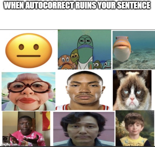 WHEN AUTOCORRECT RUINS YOUR SENTENCE | made w/ Imgflip meme maker