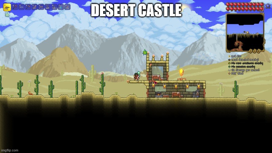 DESERT CASTLE | made w/ Imgflip meme maker