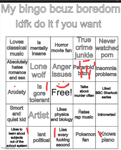 deaharremi's bingo | image tagged in deaharremi's bingo | made w/ Imgflip meme maker