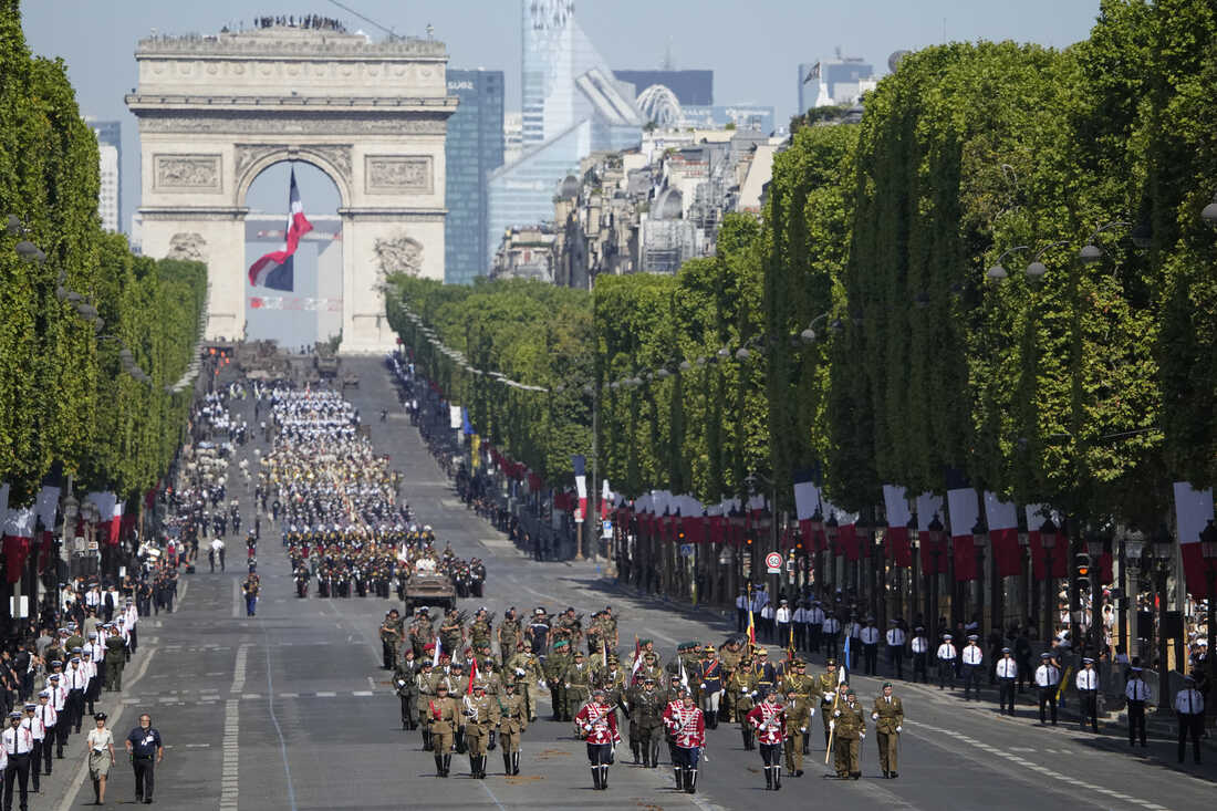Bastille Day Parade Blank Meme Template