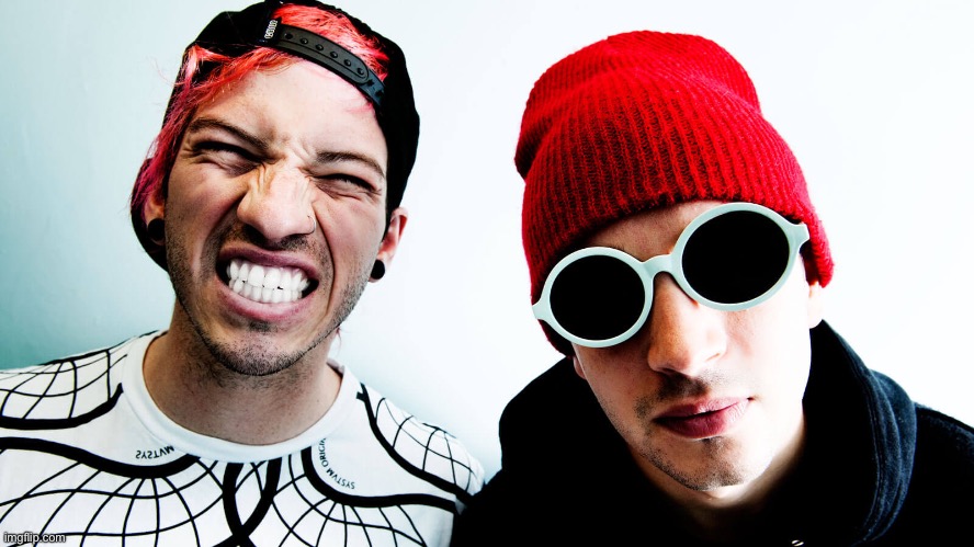 Smiling twenty one pilots | image tagged in smiling twenty one pilots | made w/ Imgflip meme maker