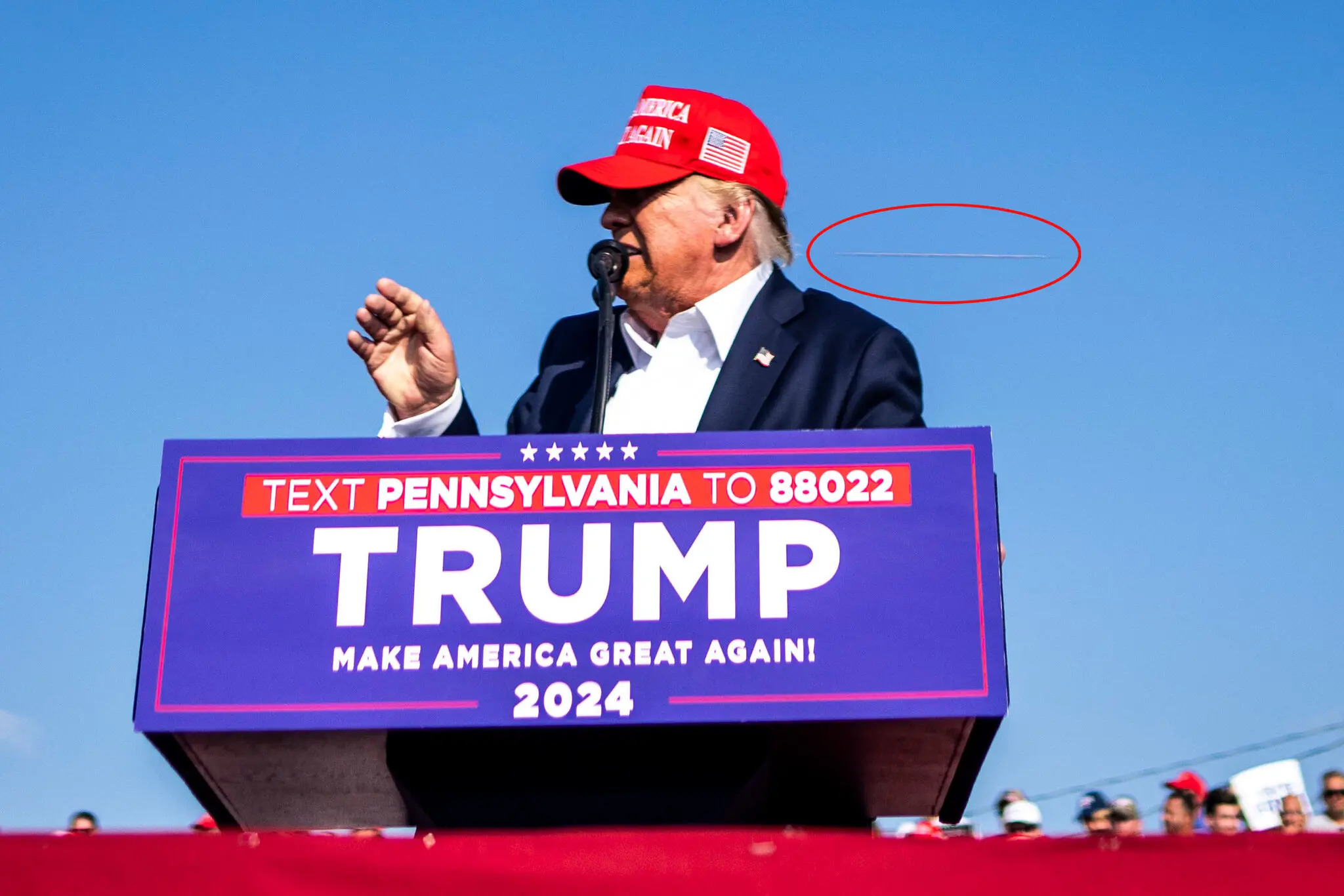 trump shot bulet Blank Meme Template
