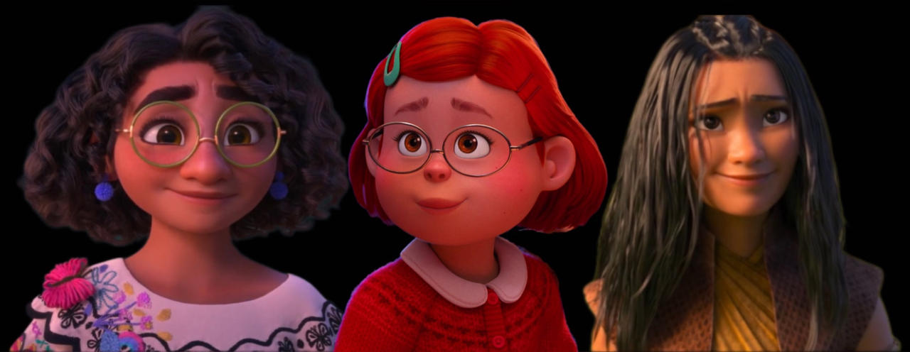 Mirabel Madrigal Mei Lee and Raya Blank Meme Template