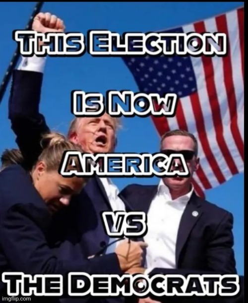 America vs The Democrats | image tagged in america vs the democrats | made w/ Imgflip meme maker