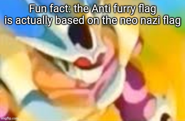 WHAT DA HELLLLL | Fun fact: the Anti furry flag is actually based on the neo nazi flag | image tagged in what da helllll | made w/ Imgflip meme maker