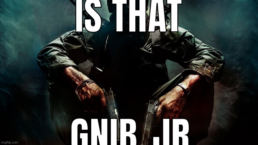 Is that *character* | IS THAT GNIB_JR | image tagged in is that character | made w/ Imgflip meme maker