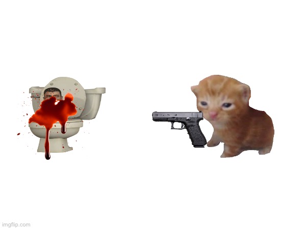 Cat ambush skibidi toilet | made w/ Imgflip meme maker