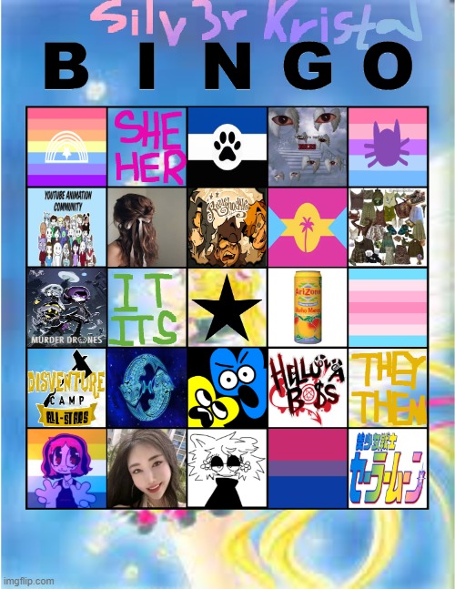 chat who tf  is this idotic mofo | image tagged in silv3r_kristal s bingo | made w/ Imgflip meme maker