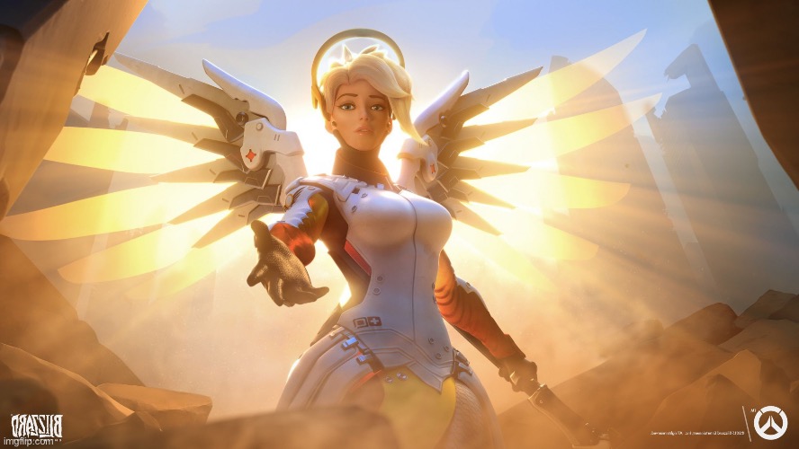 Mercy | image tagged in mercy | made w/ Imgflip meme maker