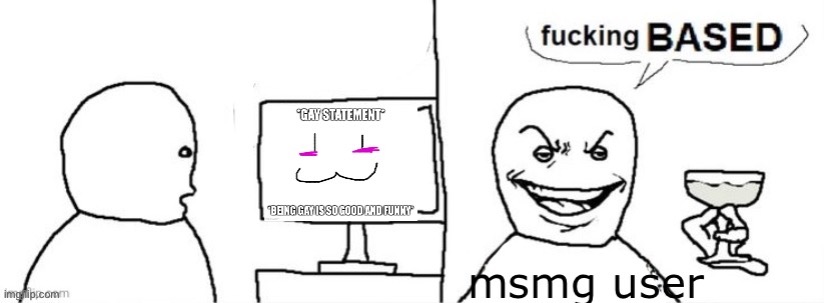 new template | image tagged in gay | made w/ Imgflip meme maker