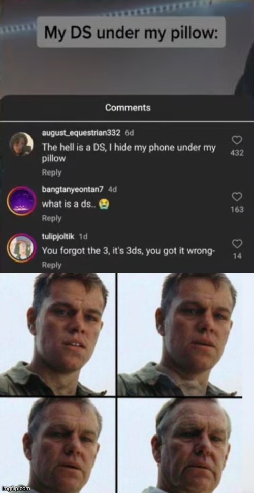 We are officially old | image tagged in matt damon aging | made w/ Imgflip meme maker