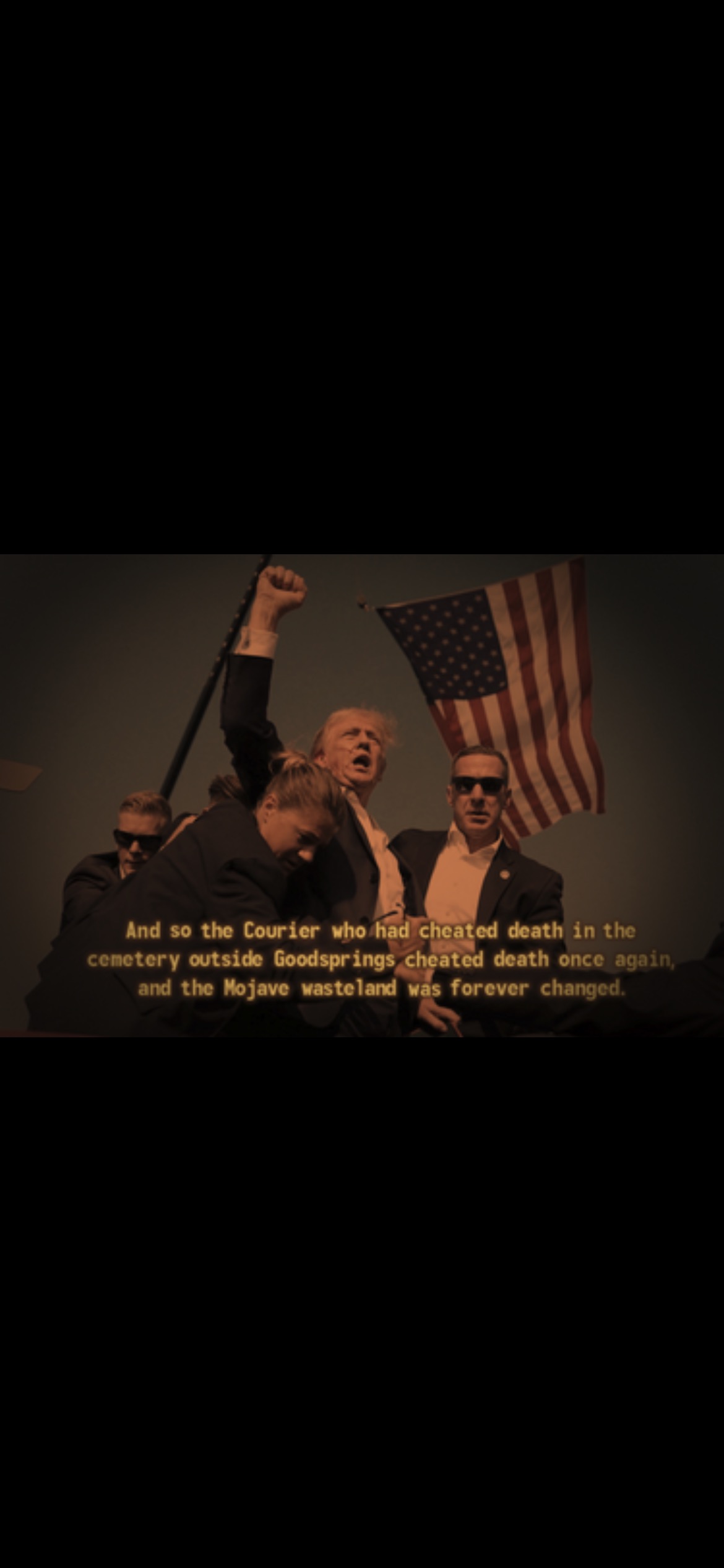 Trump new vegas Blank Meme Template