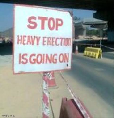 Stop Heavy Erection Is Going On Blank Meme Template