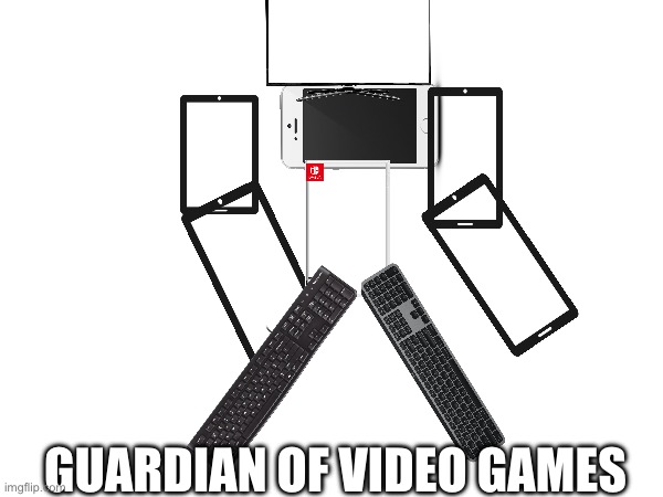 GUARDIAN OF VIDEO GAMES | image tagged in protection | made w/ Imgflip meme maker