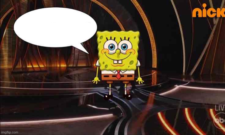 spongebob at oscars Blank Meme Template