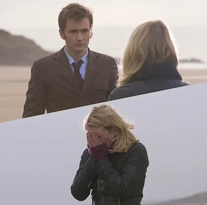 Dr. WHO at the beach Blank Meme Template
