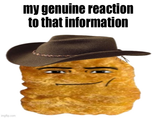 my genuine reaction to that information | made w/ Imgflip meme maker