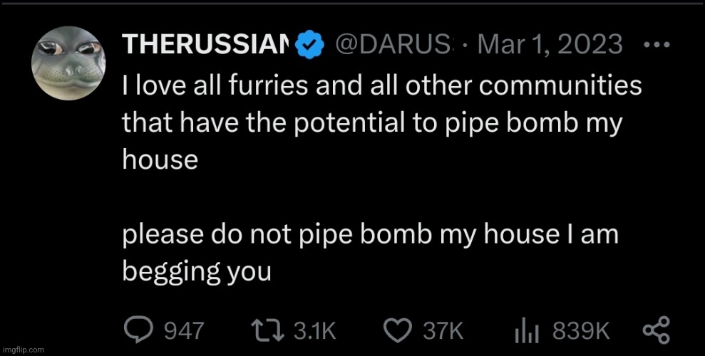 I love Russian Badger | made w/ Imgflip meme maker