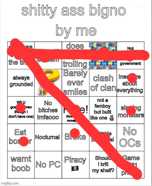 the me bingo v2 | image tagged in the me bingo v2 | made w/ Imgflip meme maker