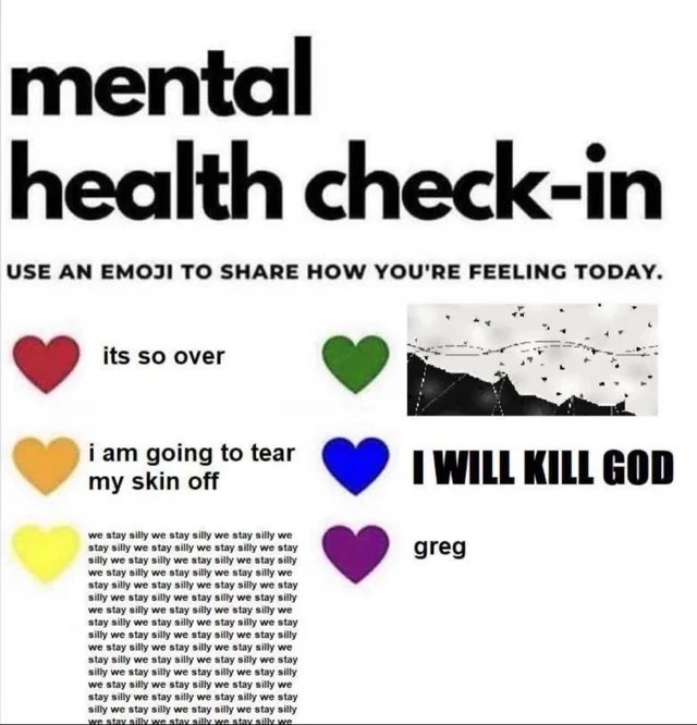 Mental health Blank Meme Template