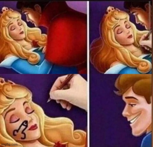 Sleeping Beauty | image tagged in sex jokes | made w/ Imgflip meme maker