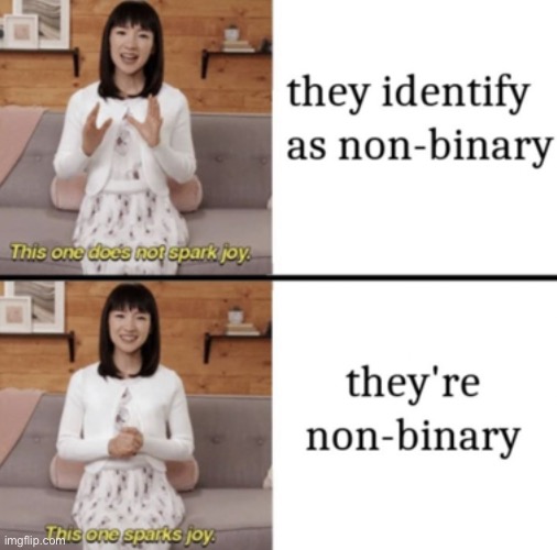 Enby rep right here <333 | made w/ Imgflip meme maker