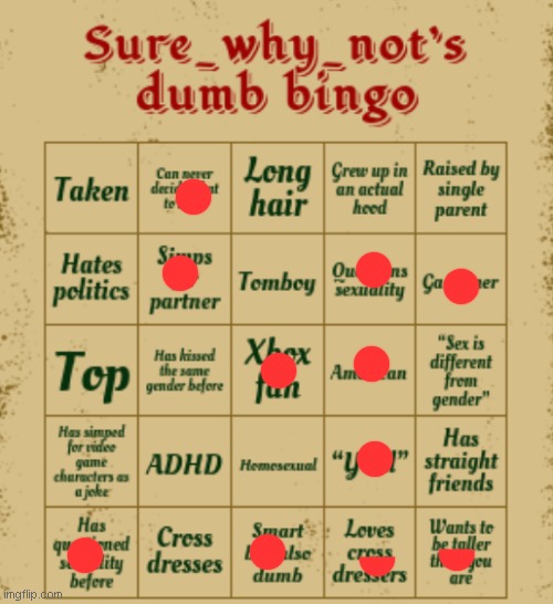 isn't simping for your partner normal? | image tagged in swn better bingo | made w/ Imgflip meme maker