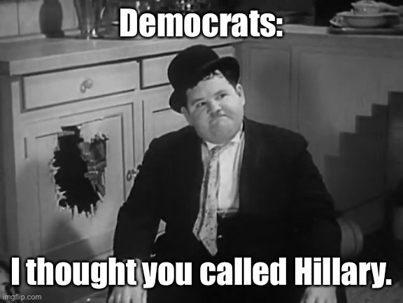 Democrats: I thought you called Hillary. | made w/ Imgflip meme maker
