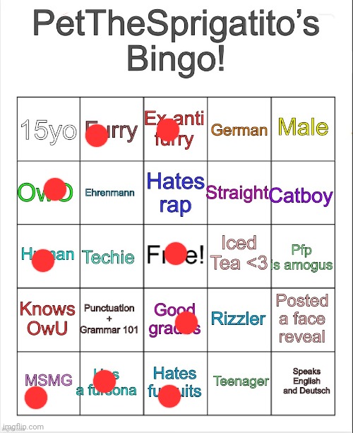 No bingor | image tagged in petthesprigatito s bingo | made w/ Imgflip meme maker