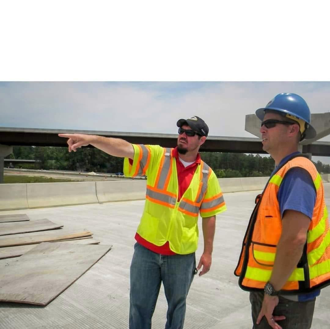 High Quality Construction workers pointing Blank Meme Template