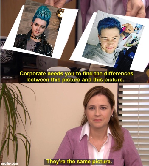 DanTDM should sue | image tagged in memes,they're the same picture | made w/ Imgflip meme maker