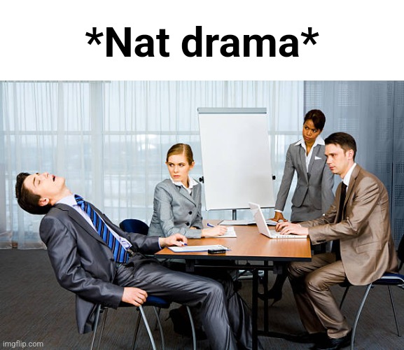 Zzzzzzz... | *Nat drama* | image tagged in zzzzzzz | made w/ Imgflip meme maker