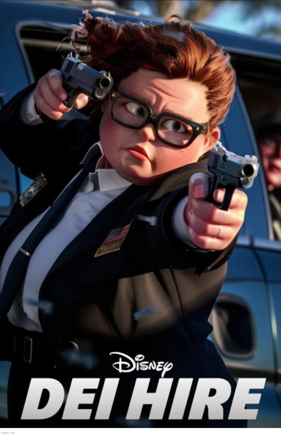 DEI Hire of the Day | image tagged in dei,die,you'll shoot your eye out,ralphie,incompetence,secret service | made w/ Imgflip meme maker