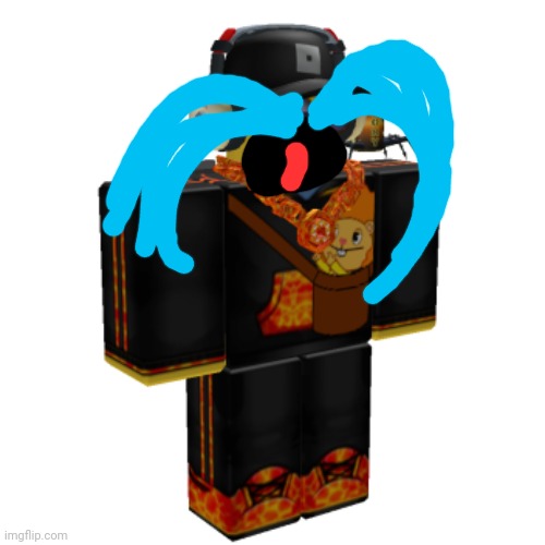 This is what look like if foxy_501 own my roblox account | image tagged in flippy685368 roblox avatar a k a me,lol | made w/ Imgflip meme maker