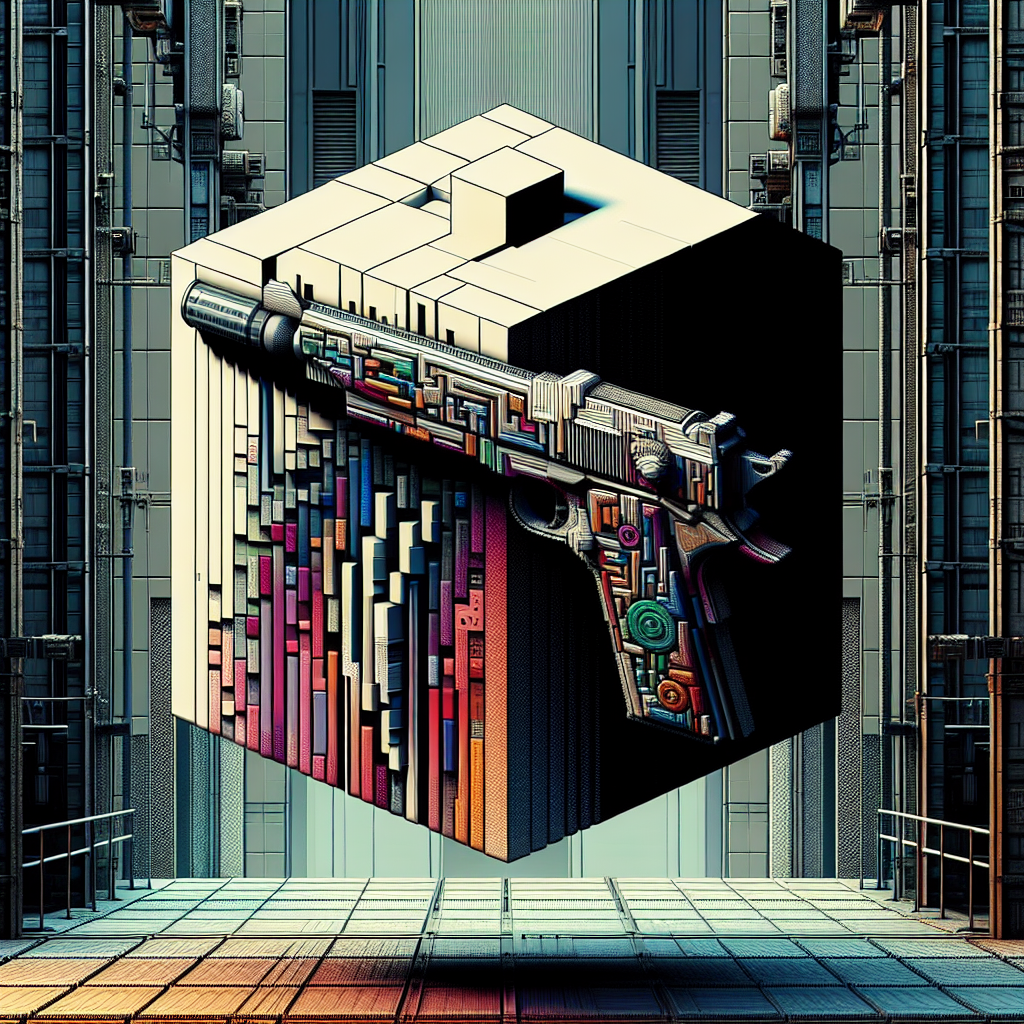 Gun Cube Blank Meme Template