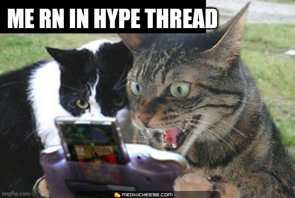 ME RN IN HYPE THREAD | made w/ Imgflip meme maker