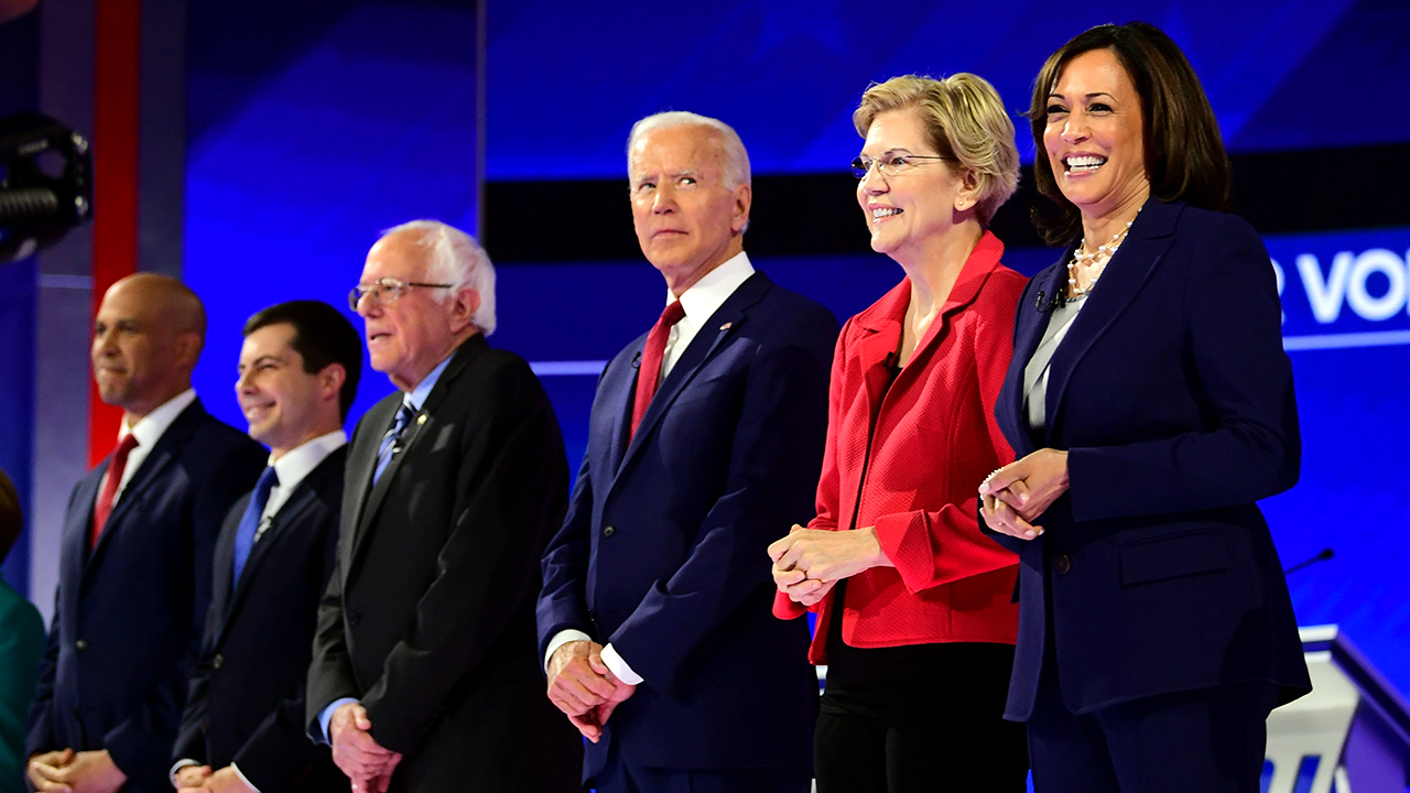 Biden with creepy Democrats Blank Meme Template