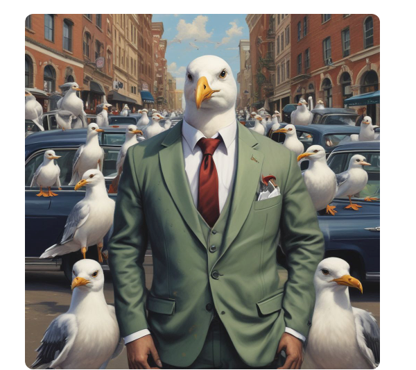 High Quality Seagull CEO Blank Meme Template